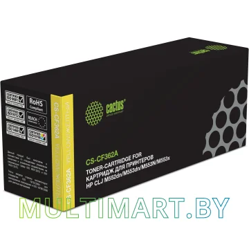 Картридж CACTUS CS-CF362A (аналог HP CF362A)